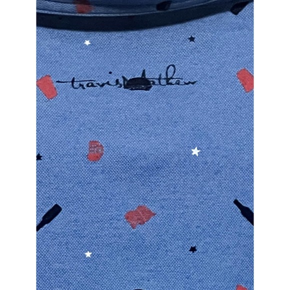 Travis Mathew XL Golf Polo Shirt Blue - Picture 5 of 5